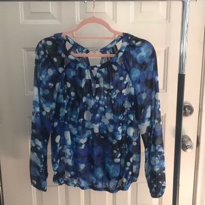 JLo Blue Blouse